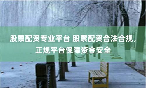 股票配资专业平台 股票配资合法合规，正规平台保障资金安全